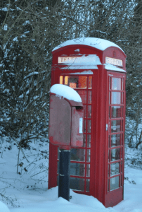 Phone Box in Winter