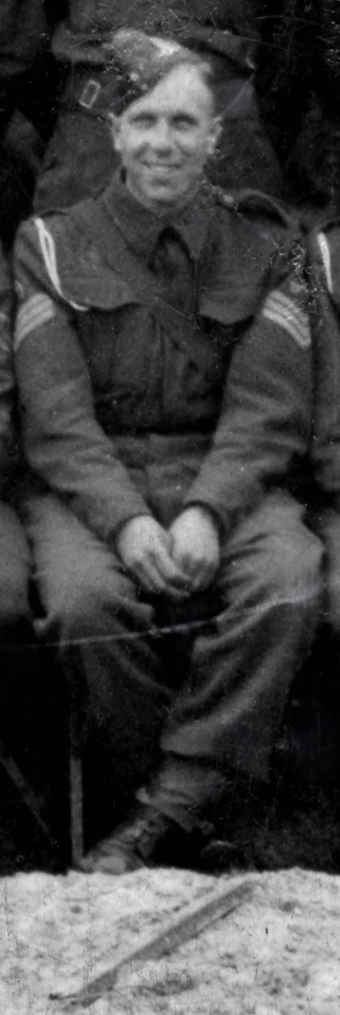 Bill Tower in Military Uniform
