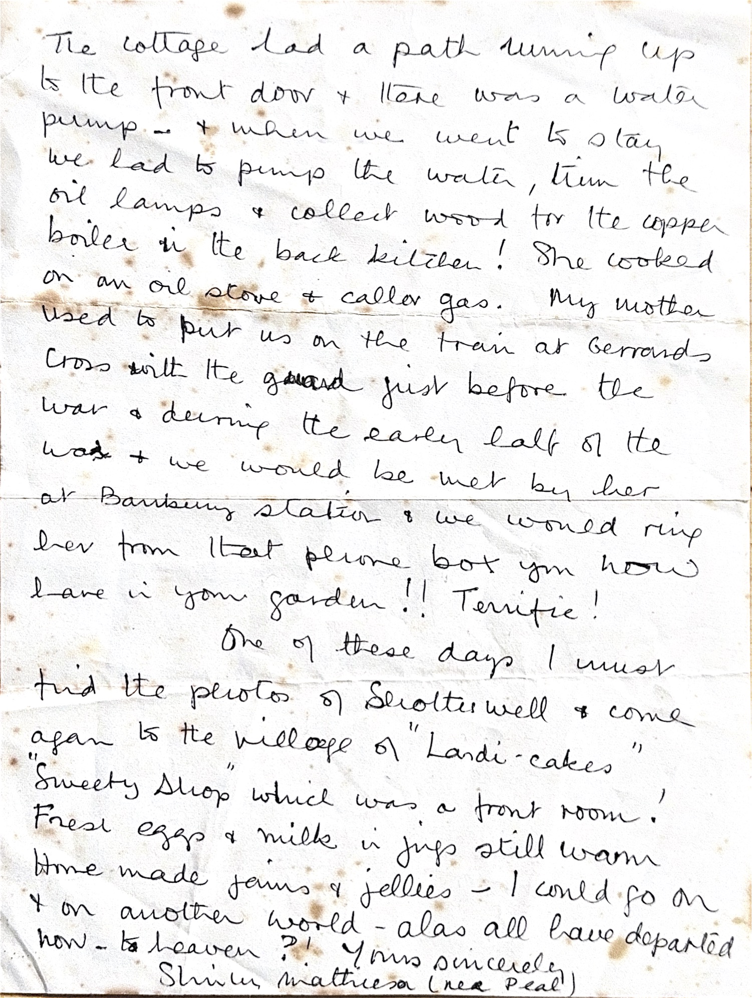 Page 2 of the letter