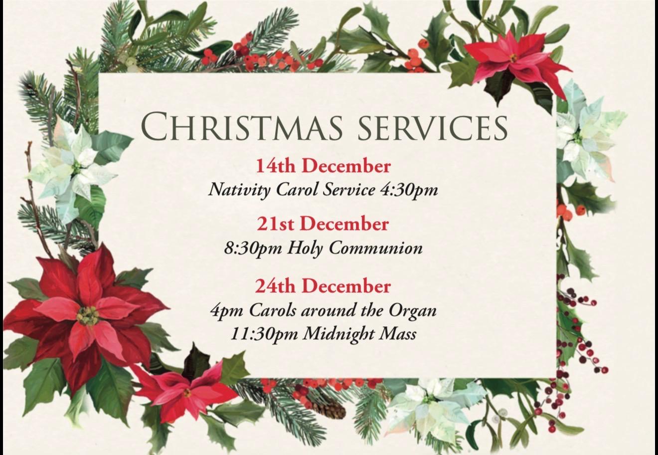 Christmas Services at St Laurence Church